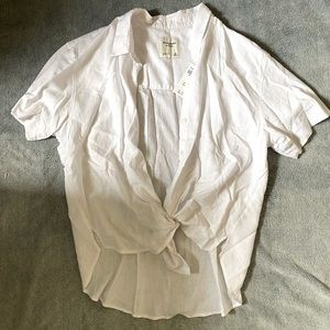 Abercrombie short sleeve resort boyfriend shirt